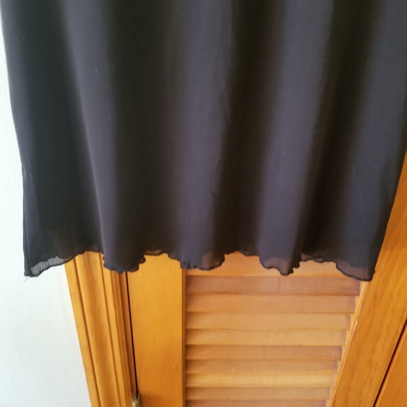 Blu Reed Black Ruffle Dress - Size Small - Picture 5 of 6